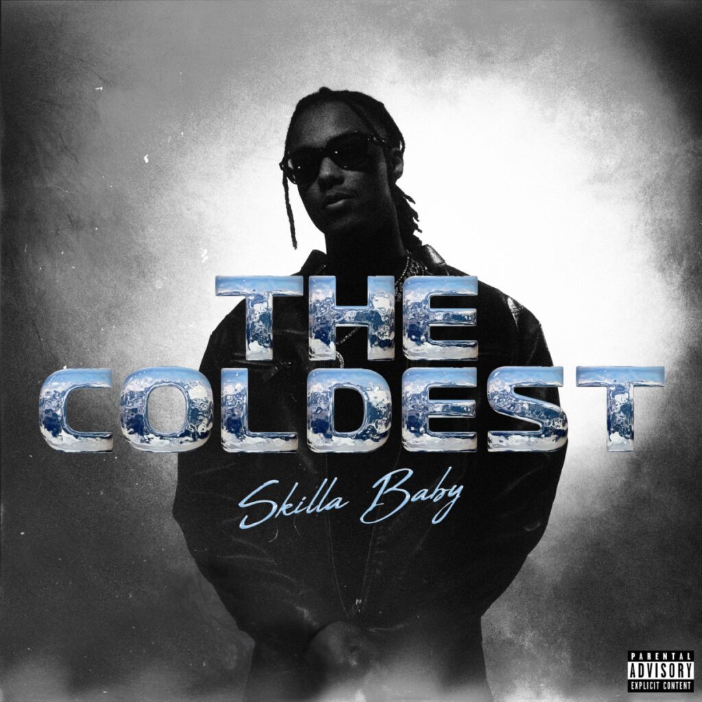 Skilla Baby in front of icy background with text reading: "The Coldest".