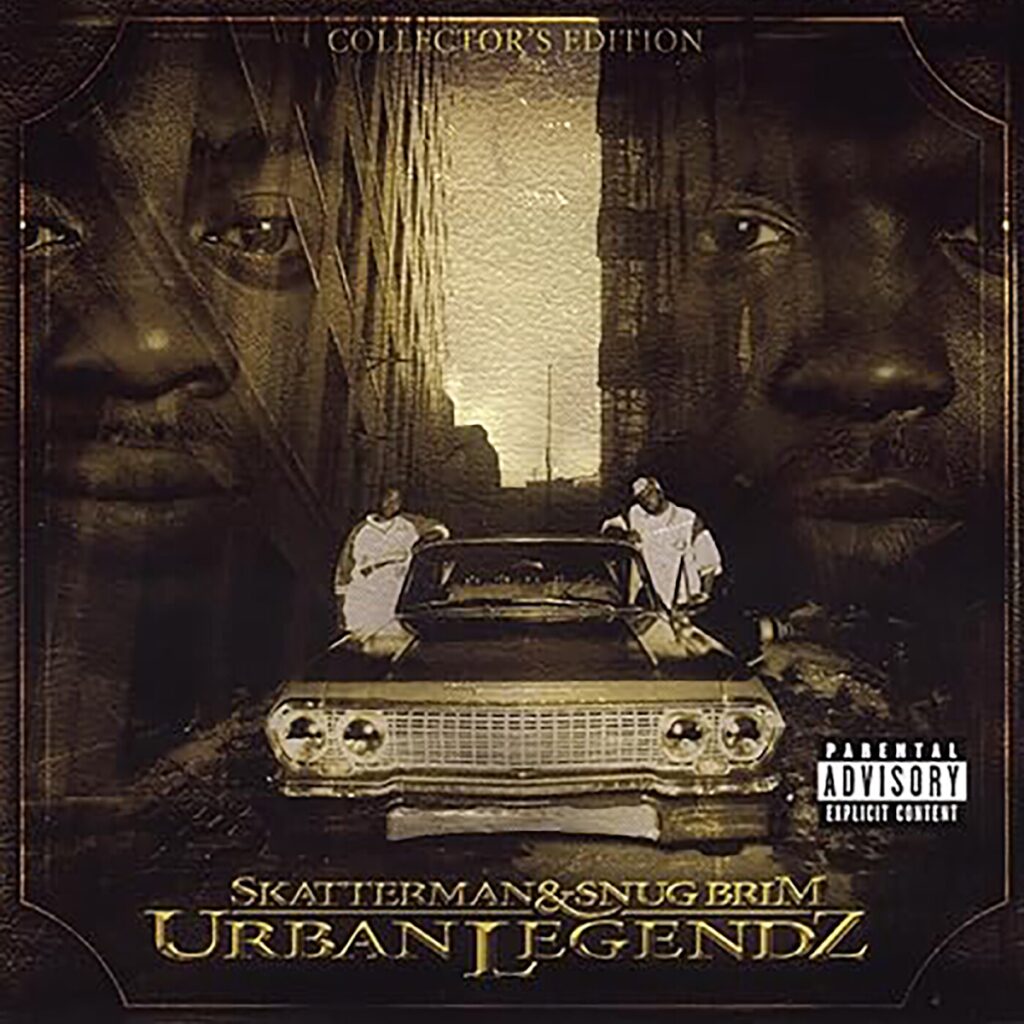 Skatterman & Snug Brim: Urban Legendz album cover.