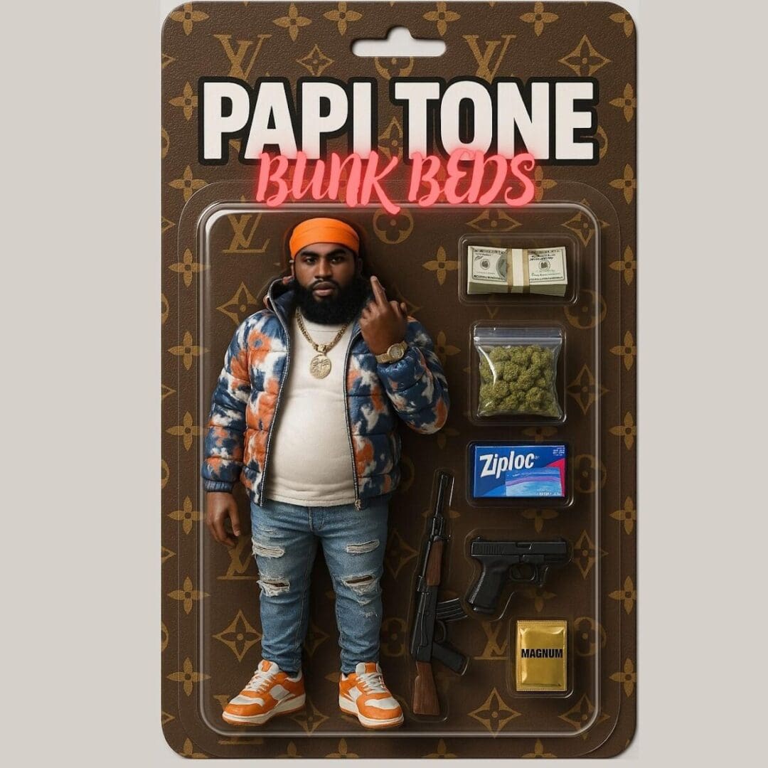 Papi Tone Bunk Beds action figure.