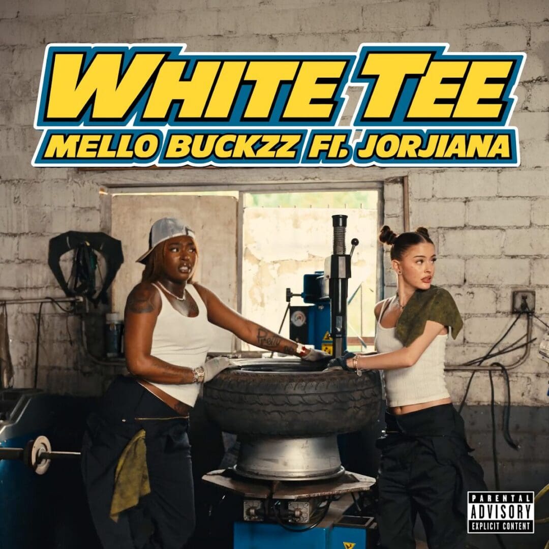 white tee